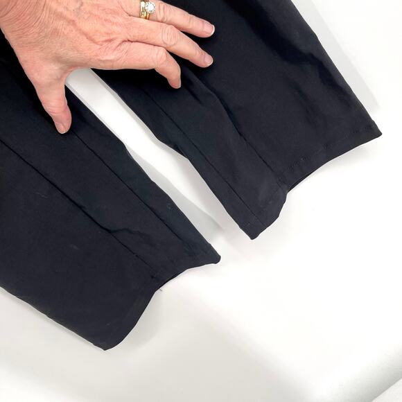 Joseph Ribkoff Dress Pants NEW Womens Sz 6 Black Beltless Flared Lightweight - Picture 3 of 7